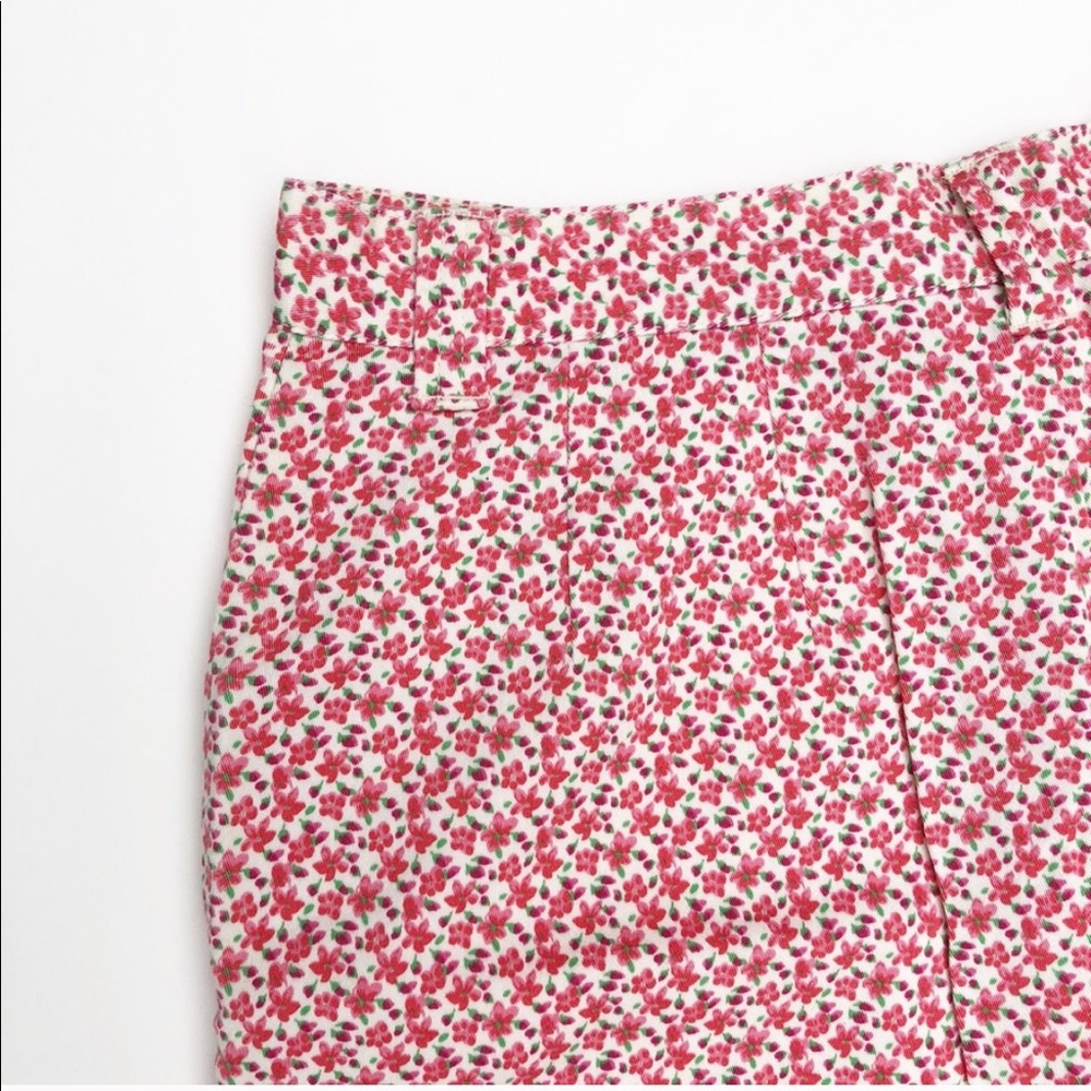 Lee High Waist Floral Print Shorts 10 - Picture 6 of 6